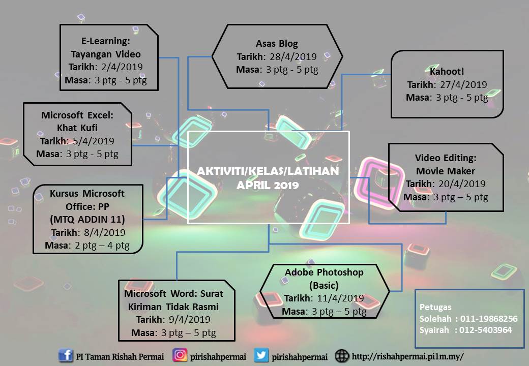 Jadual April 19