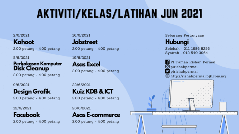 Jadual Jun 2021